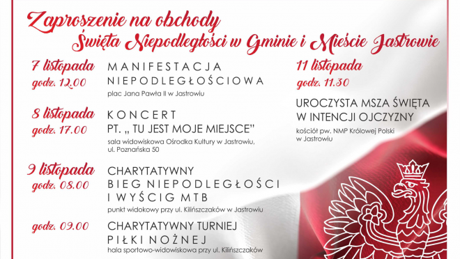 ŚWIĘTUJEMY NIEPODLEGŁOŚĆ